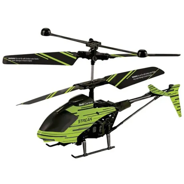 Вертолёт Revell STREAK 23829   / 2.4 ГГц / Черный Зеленый photo 1 Вертолёт Revell STREAK 23829   / 2.4 ГГц / Черный Зеленый photo 1