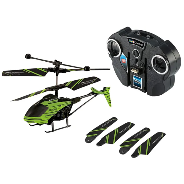Вертолёт Revell STREAK 23829   / 2.4 ГГц / Черный Зеленый photo 2 Вертолёт Revell STREAK 23829   / 2.4 ГГц / Черный Зеленый photo 2