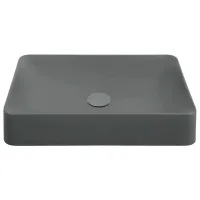 Умывальник Aquatoria MB-L-0023 Прямоугольная / Над столешниц / Серый