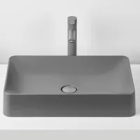 Lavoar Aquatoria MB-L-0023 Dreptunghiulară / Pe blat / Gray photo 3