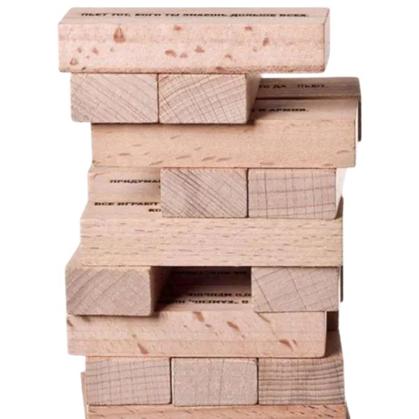 Joc de masă GaGa Games Alcoholic turn 54 degrees XXX 18+/ Jenga photo 2