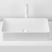 Lavoar Aquatoria MB-L-0024 Dreptunghiulară / Pe blat / White photo 2
