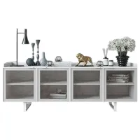 Comodă Indart Solo 76 x 160 x 45 / Sticlă / Multicolor