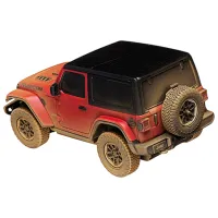 Mașină Rastar JEEP Wrangler Rubicon-Muddy 50541 7 km/h / 2.4 GHz / Gray Red photo 4