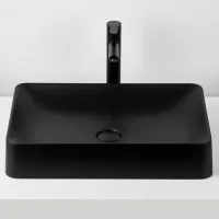 Lavoar Aquatoria MB-L-0025 Dreptunghiulară / Pe blat / Black photo 2