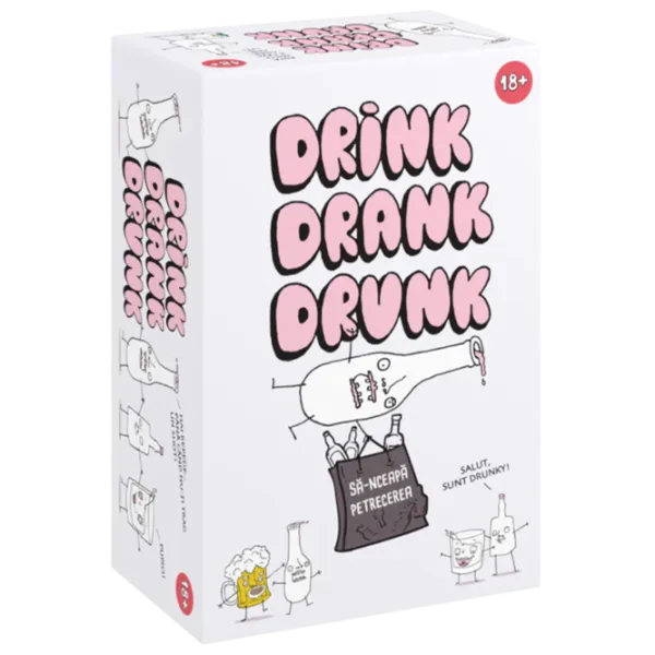 Joc de masă Ludicus Games Drink! Drank! Drunk! 18+/ Pentru petreceri photo 1 Joc de masă Ludicus Games Drink! Drank! Drunk! 18+/ Pentru petreceri photo 1