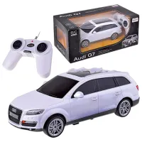 Mașină Rastar Audi Q7 43602 7 km/h / 2.4 GHz / Black White photo 5