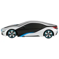 Mașină Rastar BMW i8 50613 7 km/h / / Black White photo 4