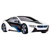 Mașină Rastar BMW i8 50613 7 km/h / / Black White photo 5