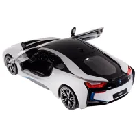 Mașină Rastar BMW i8 50613 7 km/h / / Black White photo 7