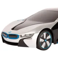 Mașină Rastar BMW i8 50614 7 km/h / / Black Argintiu photo 6