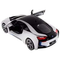 Mașină Rastar BMW i8 50614 7 km/h / / Black Argintiu photo 7