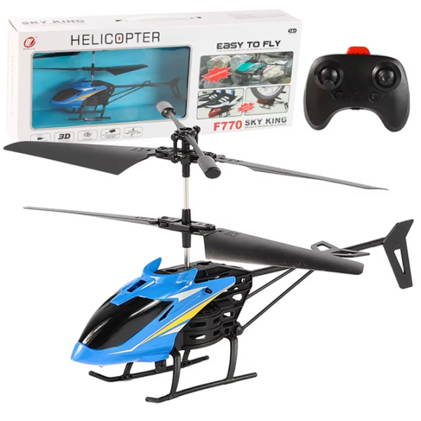 Вертолёт New World F770 220205   / 2.4 ГГц / Черный Синий photo 2