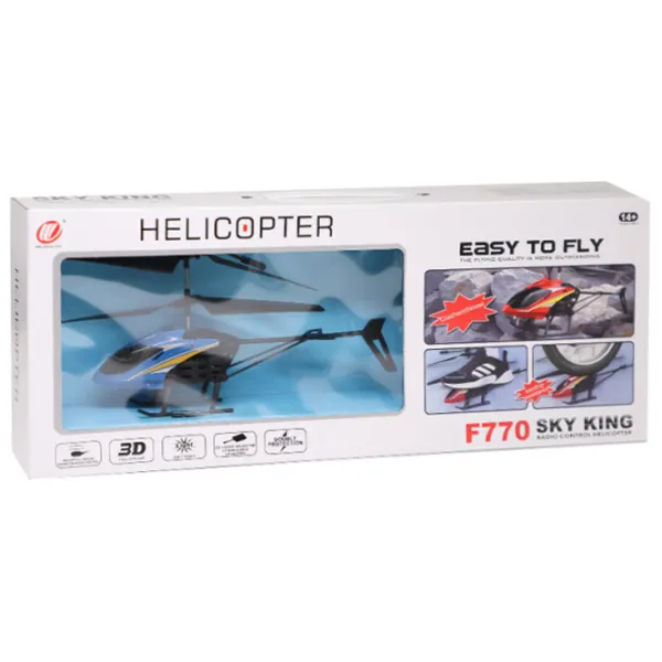 Вертолёт New World F770 220205   / 2.4 ГГц / Черный Синий photo 3