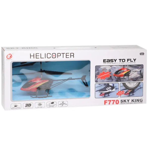 Вертолёт New World F770 220206   / 2.4 ГГц / Черный Красный photo 2 Вертолёт New World F770 220206   / 2.4 ГГц / Черный Красный photo 2