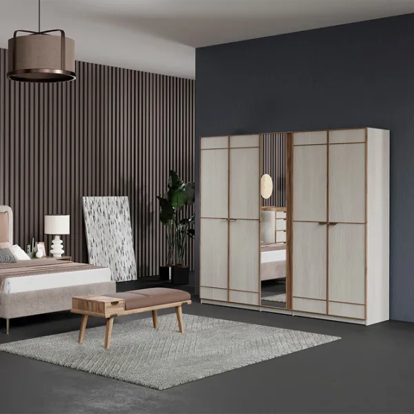 Шкаф Dogtas Gift 223.3 x 60.4см x 217.9 / Дерево / Серый photo 3