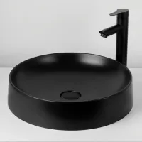 Lavoar Aquatoria MB-L-0015 Rotundă / Pe blat / Black photo 3