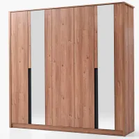 Dulap Dogtas Solid 223.8 x 60.3 x 220.4 / MDF / Natural photo 3