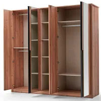 Dulap Dogtas Solid 223.8 x 60.3 x 220.4 / MDF / Natural photo 4