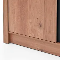 Dulap Dogtas Solid 223.8 x 60.3 x 220.4 / MDF / Natural photo 7