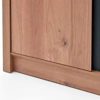 Dulap Dogtas Solid 223.8 x 60.3 x 220.4 / MDF / Natural photo 9
