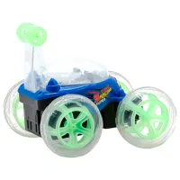Mașină New World Tipping Stunt Car 93301 7 km/h / 2.4 GHz / Green Blue photo 2