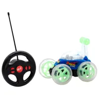 Mașină New World Tipping Stunt Car 93301 7 km/h / 2.4 GHz / Green Blue photo 4