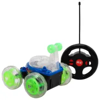 Mașină New World Tipping Stunt Car 93301 7 km/h / 2.4 GHz / Green Blue photo 7
