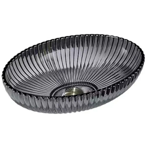 Lavoar SanDonna ST-GL49A Oval / Pe blat / Gray photo 1