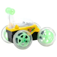 Mașină New World Tipping Stunt Car 93308 7 km/h / 2.4 GHz / Green Yellow photo 3