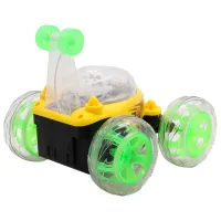 Mașină New World Tipping Stunt Car 93308 7 km/h / 2.4 GHz / Green Yellow photo 6