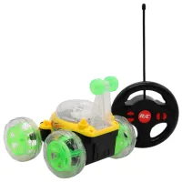 Mașină New World Tipping Stunt Car 93308 7 km/h / 2.4 GHz / Green Yellow photo 7