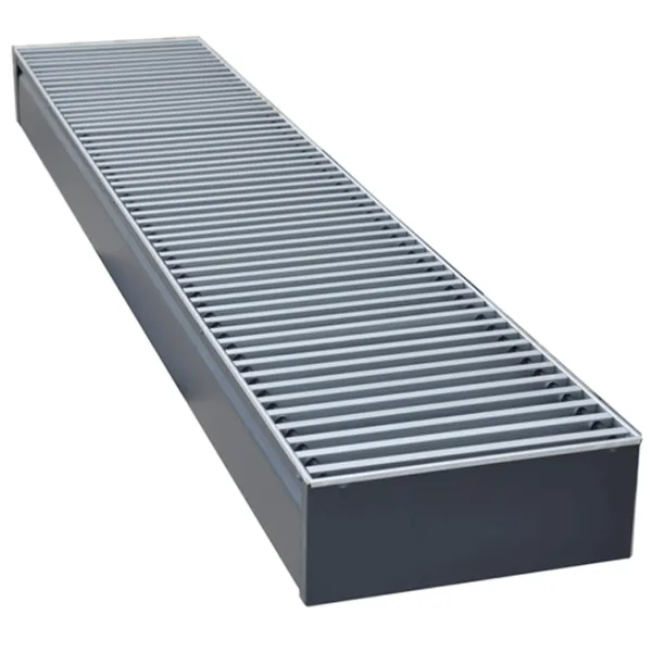 Grilă pentru convectori în pardoseală Techno PPA 250-1200/С Silver / Aluminiu photo 2