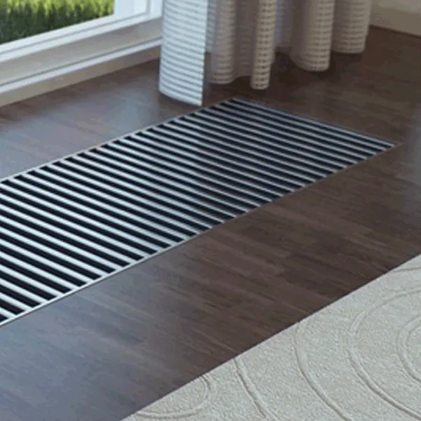 Grilă pentru convectori în pardoseală Techno PPA 250-1200/С Silver / Aluminiu photo 4