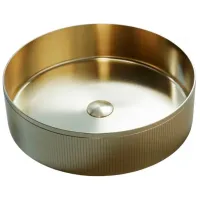 Lavoar SanDonna VOR58922 Rotundă / Pe blat / Auriu