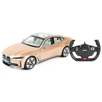 Mașină Rastar BMW i4 Concept 50535 8 km/h / 2.4 GHz / Gray Gold photo 6
