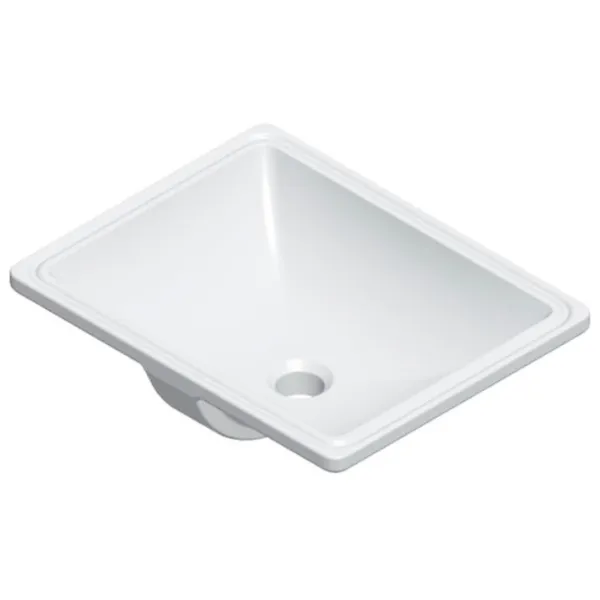 Lavoar Imprese c06900103SQ Dreptunghiulară / Sub blat / White photo 1