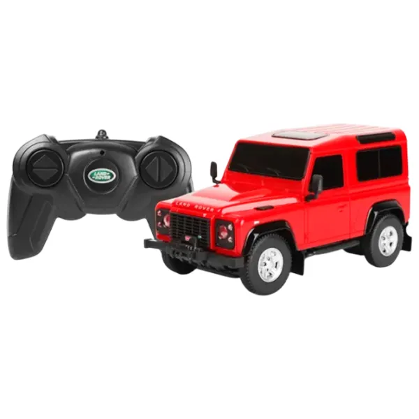 Mașină Rastar Land Rover Defender 50640 7 km/h / 2.4 GHz / White Red photo 2 Mașină Rastar Land Rover Defender 50640 7 km/h / 2.4 GHz / White Red photo 2