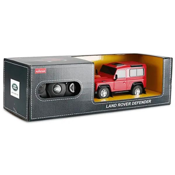 Mașină Rastar Land Rover Defender 50640 7 km/h / 2.4 GHz / White Red photo 5 Mașină Rastar Land Rover Defender 50640 7 km/h / 2.4 GHz / White Red photo 5