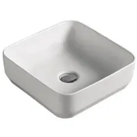 Умывальник Volle 13-01M-035 Квадратная / Над столешниц / Белый