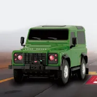 Mașină Rastar Land Rover Defender 50634 7 km/h / 2.4 GHz / White Green photo 4