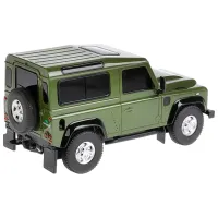 Mașină Rastar Land Rover Defender 50634 7 km/h / 2.4 GHz / White Green photo 6