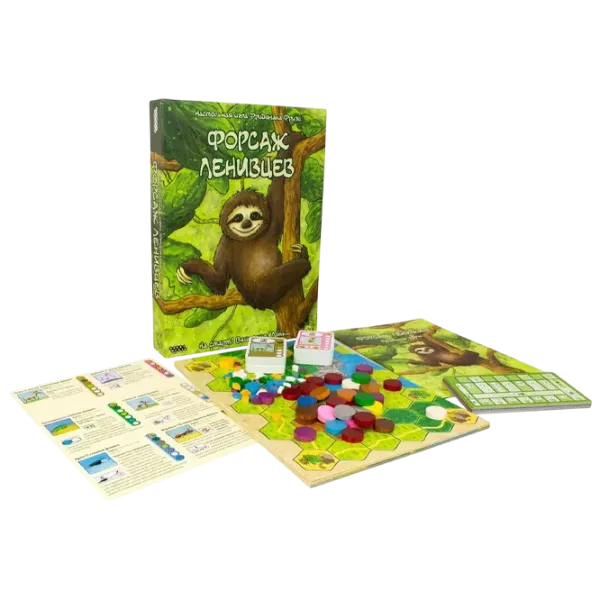Joc de masă Hobby World Fast Sloths 8+/ Strategie photo 2