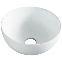 Умывальник Volle 1301.005336 Круглая / Накладной / Белый