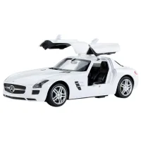 Mașină Rastar Mercedes SLS 27036 7 km/h / 2.7 GHz / Black White photo 3
