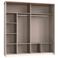 Шкаф Dogtas Margo 214.6 x 71см x 220.4 / ЛДСП / Бежевый photo 2