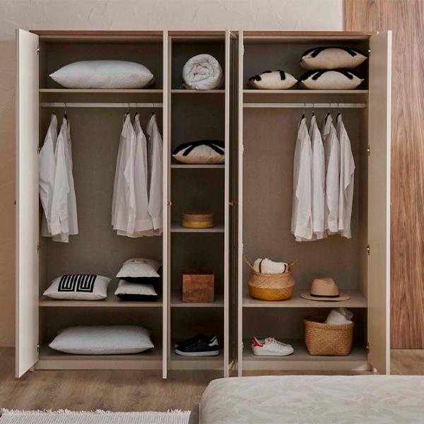 Шкаф Dogtas Margo 227.7 x 62.6см x 220 / ЛДСП / Бежевый photo 5