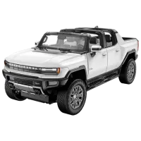 Mașină Rastar Hummer EV 57953 7 km/h / 2.4 GHz / Black White