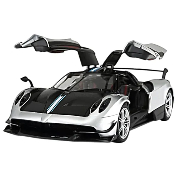 Mașină Rastar Pagani Huayra BC 75400 10 km/h / 2.4 GHz / Black White photo 3 Mașină Rastar Pagani Huayra BC 75400 10 km/h / 2.4 GHz / Black White photo 3