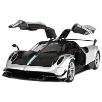 Mașină Rastar Pagani Huayra BC 75400 10 km/h / 2.4 GHz / Black White photo 3
